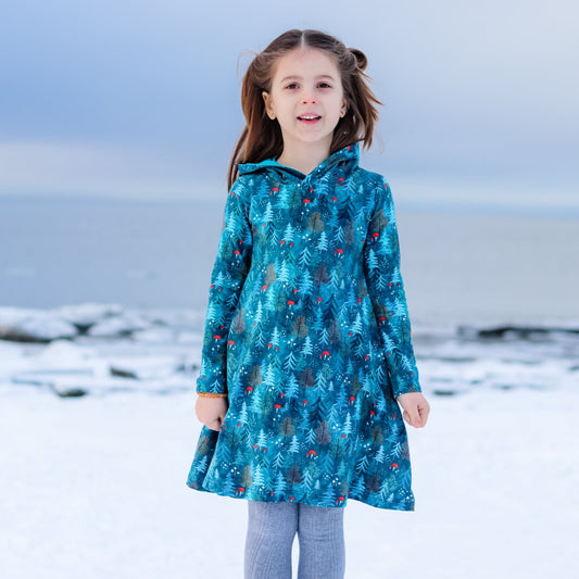 Long Sleeve Swing Dress by Briar&Boone | Magical Forest