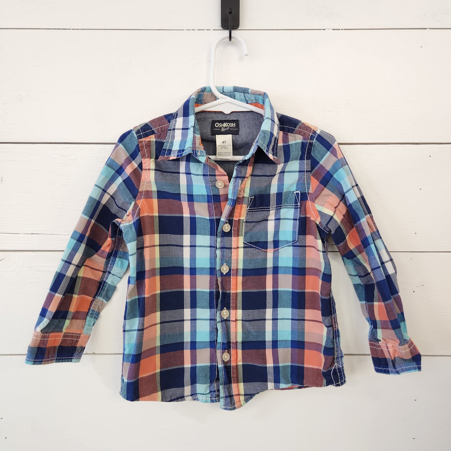 Size 4t | Oshkosh Button Down Shirt | Secondhand