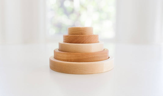 Nesting Circles Stacking Toy by Bannor Toys