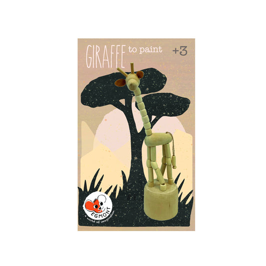 Egmont - Paint Your Own Wooden Push-Up Giraffe