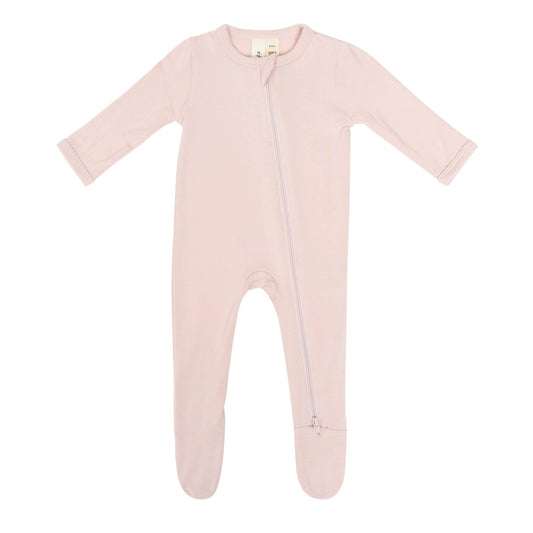 Zippered Footie by Kyte Baby | Blush