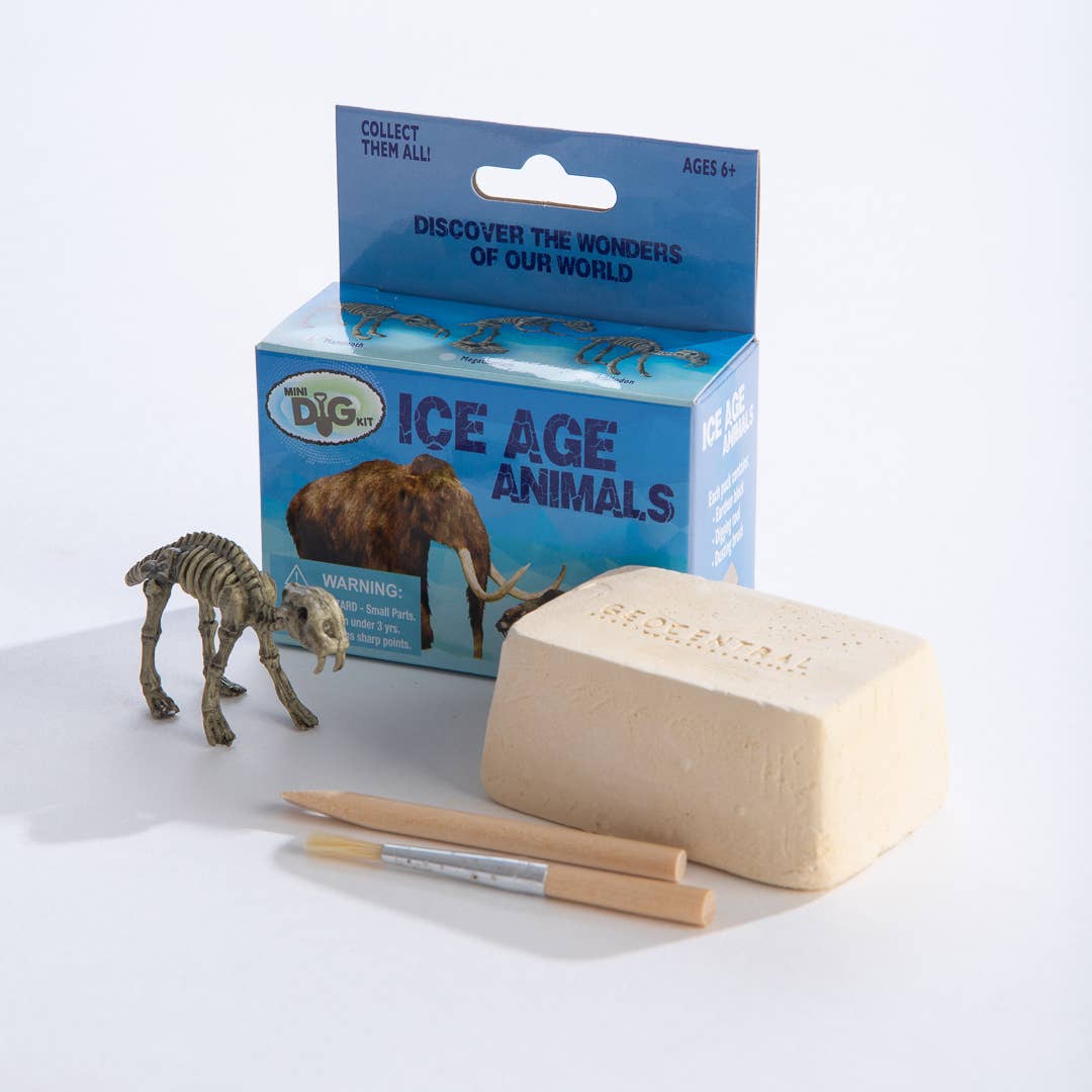 Mini Excavation Kit by Geo Central | Ice Age Animals