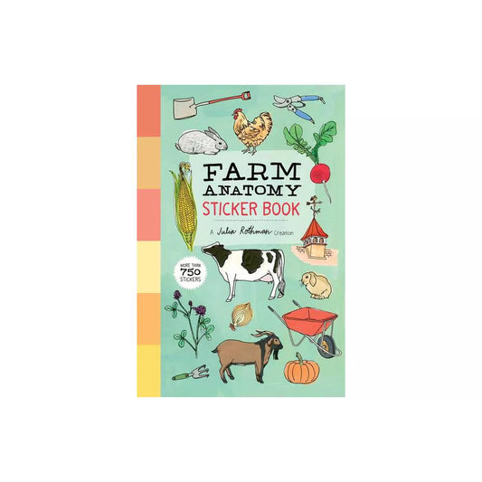 Farm Anatomy Sticker Book - by Julia Rothman (Paperback)