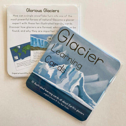 Learning Cards by Tiny Nest Studio | Earth's Glorious Glaciers